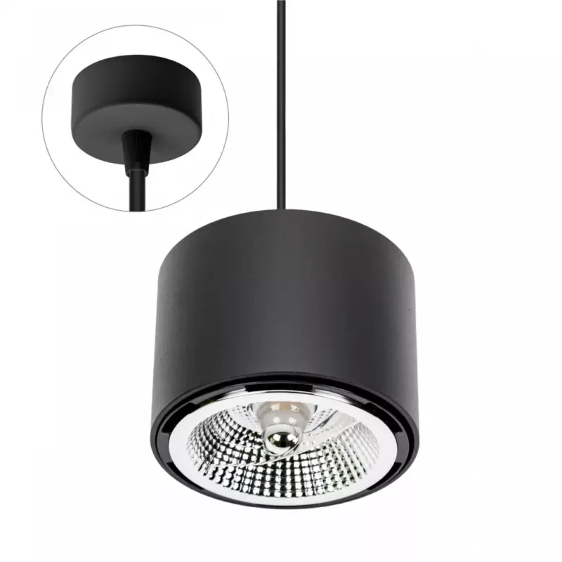 Árcsökkenés CHLOE AR111 GU10 háromfázisú sínes lámpa,max. 20W, Fekete SLIP005011_ZWIS SpectrumLED