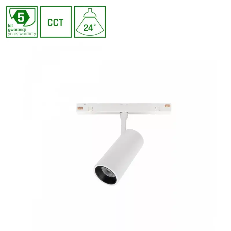 SYSTEM SHIFT CCT- SPOT S TRACK LIGHT 35X140X178MM 6W 24DEG WHITE CCT SWITCH 5Y WARRANTY WLD40002_CCT SpectrumLED Csak ma