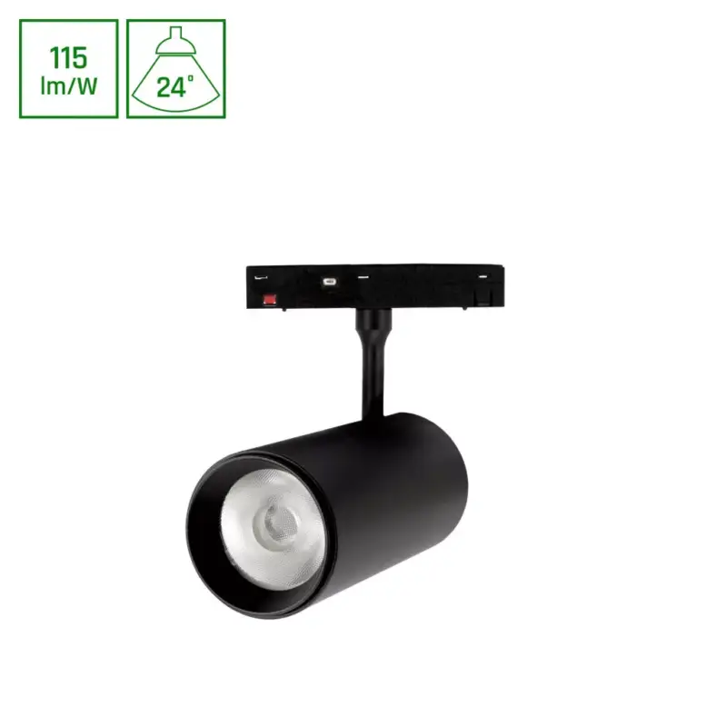 Azonnali szállítás SYSTEM SHIFT BASIC - SPOT L LUMINAIREDIRECTIONAL 55X120X180MM 20W 4000K BLACK WLD70022NW SpectrumLED