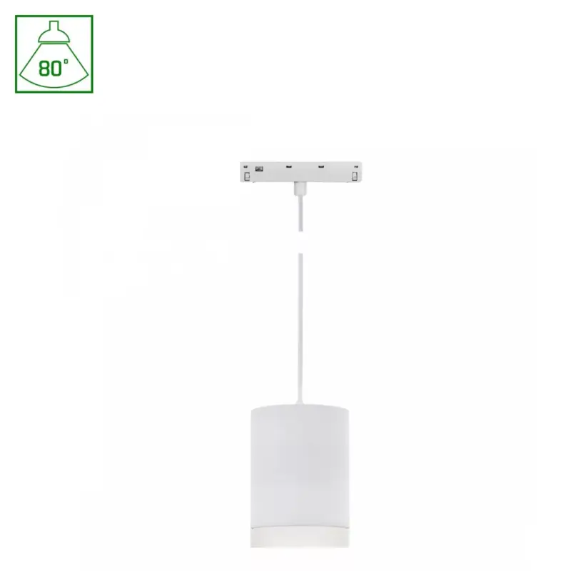Gyors szállítás SYSTEM SHIFT BASIC - HANGIT LUMINAIRE SUSPENDED 55X95MM (1100MM WIRE) 7W 2700K WHITE WLD70040WW SpectrumLED