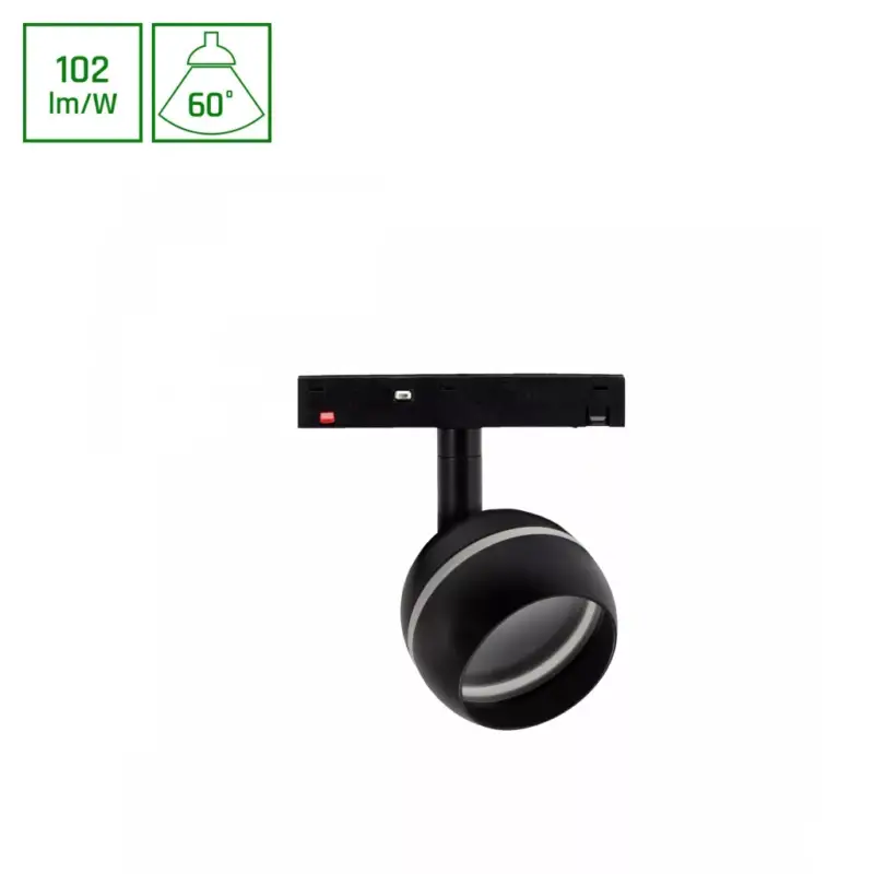 Akció SYSTEM SHIFT BASIC - GLOBE RING BALL LUMINAIRE 90MM 10W 2700KBLACK WLD70032WW SpectrumLED