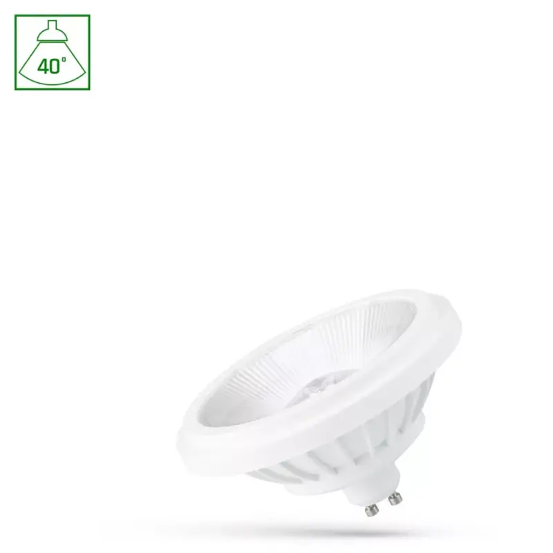 Kiárusítás AR111 GU10 LED-fényforrás, 14 W, Természetes fehér, fehér NW 4000K 1200lm, WOJ16846 SpectrumLED