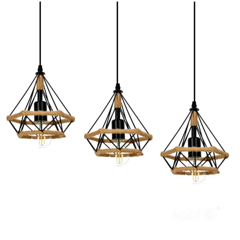 KOBI KOBI-002165, Hanging lamp BOHO SIENA 3xE27 Kobi Design Azonnali szállítás