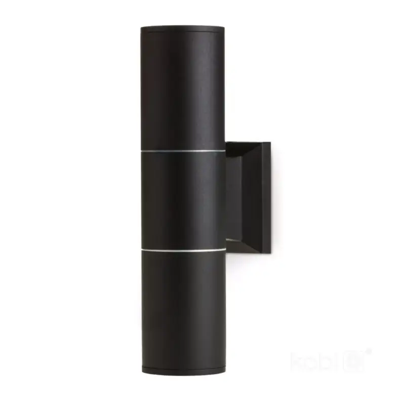 KOBI KOBI-002284, Garden wall lamp QUAZAR 3 2xGU10 IP44 black Kobi Biztonságos vásárlás