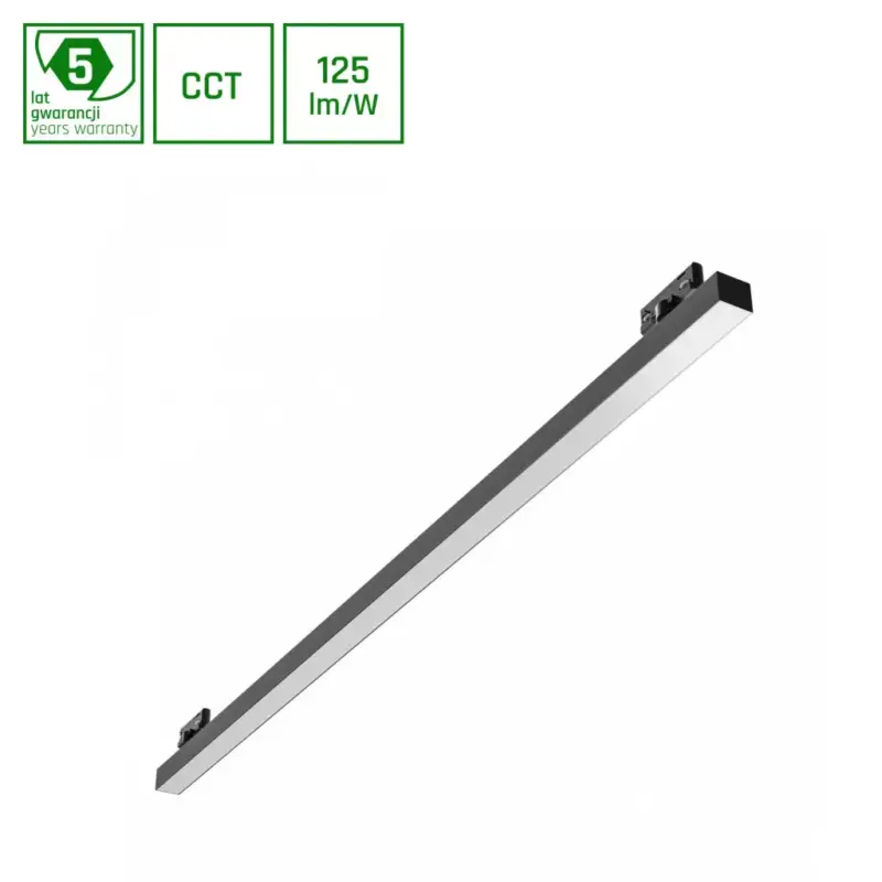 Gyors szállítás ALLDAY BASIC 20W/30W/40W 3CCT 230V 115DEG IP20 1203x42x37mm BLACK OP 5 YW. 3F