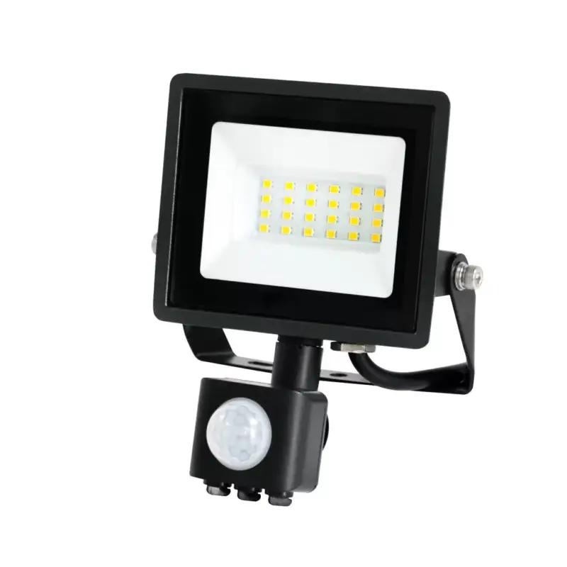Exkluzív ajánlat MHC LED-reflektor, 120°, IP44, 20 W, Természetes fehér, fekete