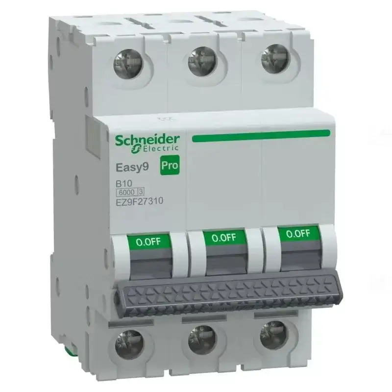 EASY9 PRO Kismegszakító, 3P, B, 10A 3 pólusú EZ9F27310 Schneider Biztonságos fizetés
