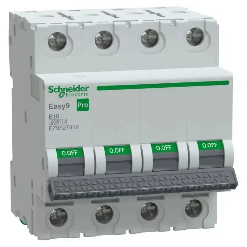 EASY9 PRO Kismegszakító, 4P, B, 16A 4 pólusú EZ9F27416 Schneider Azonnal elérhető