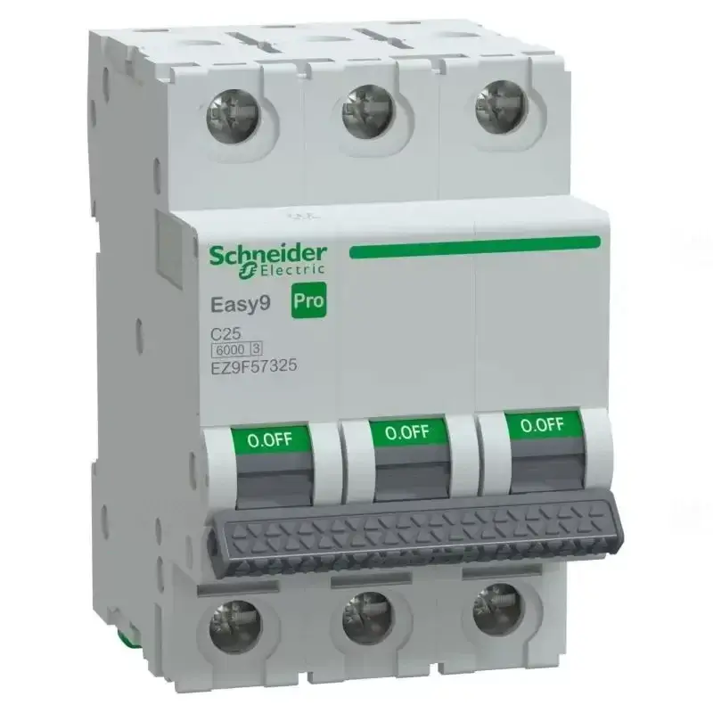Kiárusítás EASY9 PRO Kismegszakító, 3P, C, 25A 3 pólusú EZ9F57325 Schneider