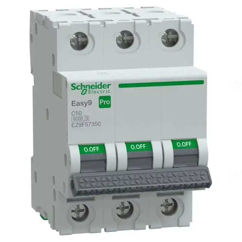 Csak ma EASY9 PRO Kismegszakító, 3P, C, 50A 3 pólusú EZ9F57350 Schneider