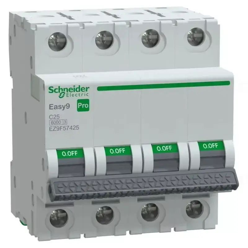 EASY9 PRO Kismegszakító, 4P, C, 25A 4 pólusú EZ9F57425 Schneider Azonnal elérhető