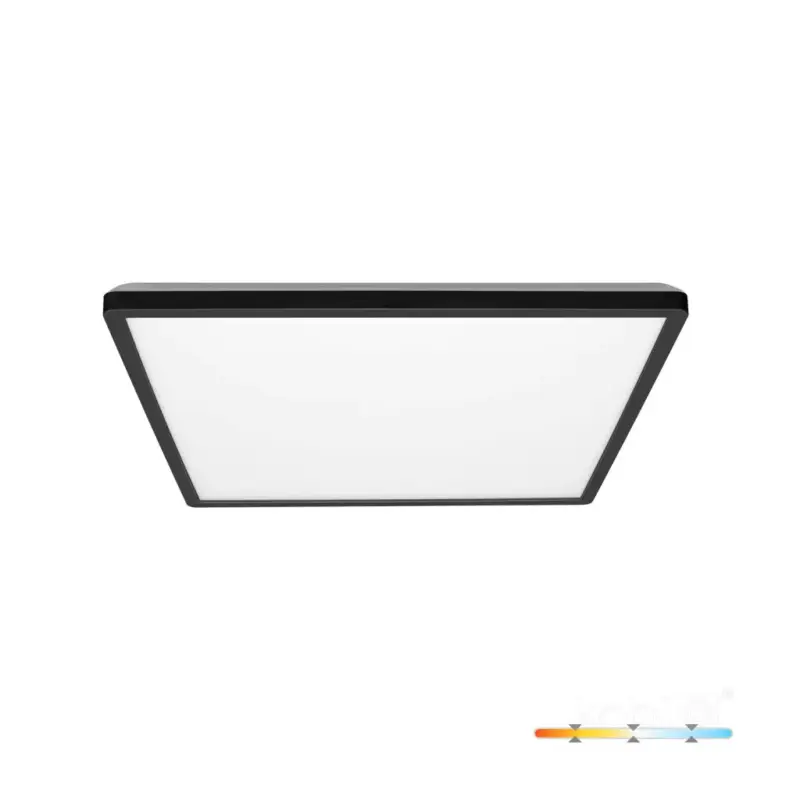 Ceiling lamp LED NIVERA SQUARE 24W 3CCT IP54 black Kobi Premium Rendeld meg most