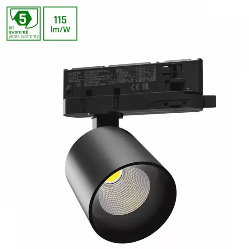 ARTEMIDA MINI háromfázisú sínes lámpa, 6,5-20W, 36/60°, CRI 90, Meleg fehér, Fekete Exkluzív ajánlat