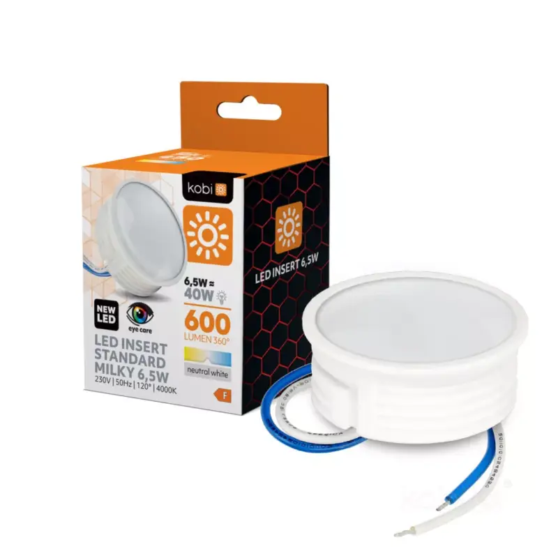 LED bulb INSERT 6,5W 4000K milky Kobi Ajánlat