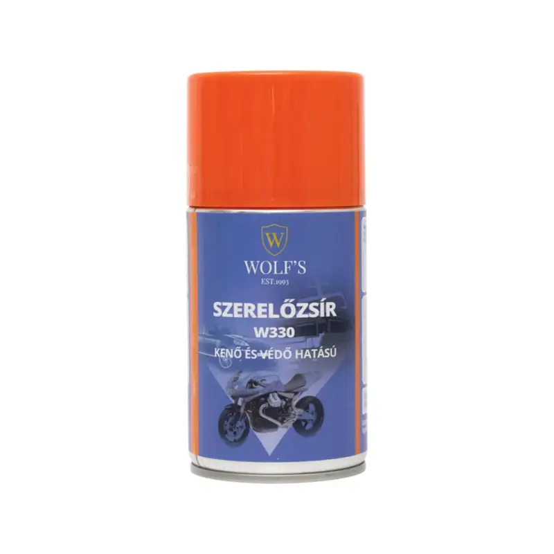 WOLF’S W330-250 szerelőzsír, 160 °C-ig hőálló, élelmiszeripari tisztaságú, 250ml Gyors szállítás