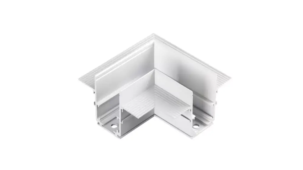 Azonnal elérhető LUMINES GENESIS Magnetic track recessed 90° connector horizontal white