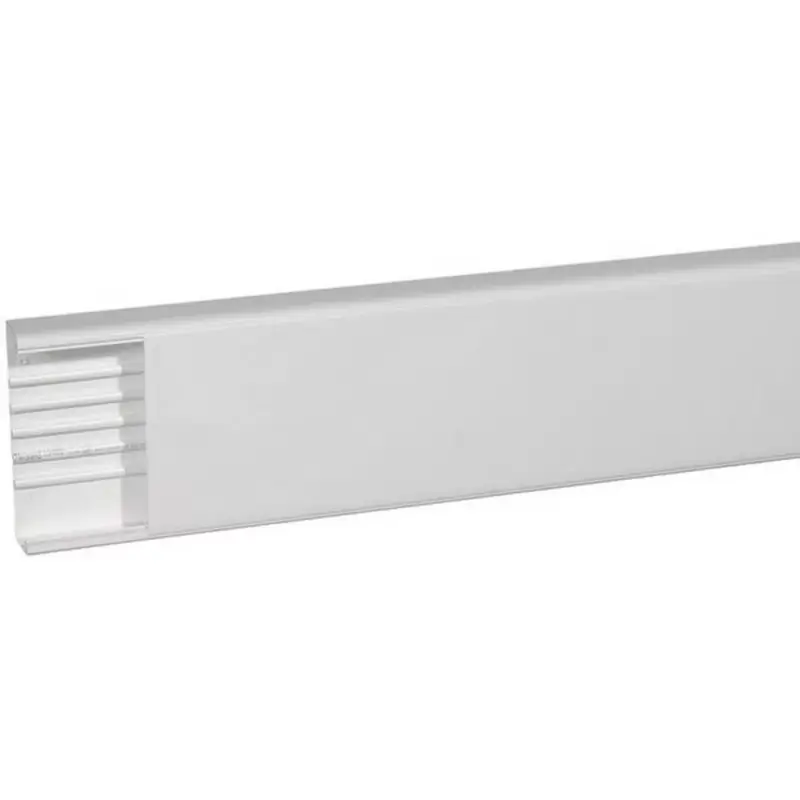 Legrand Univerzális DLP kábelcsatorna, 195 x 50 mm, 180 mm-es hajlékony fedéllel, válaszfal nélkül, 2 m, fehér Legrand 010469 Kiárusítás