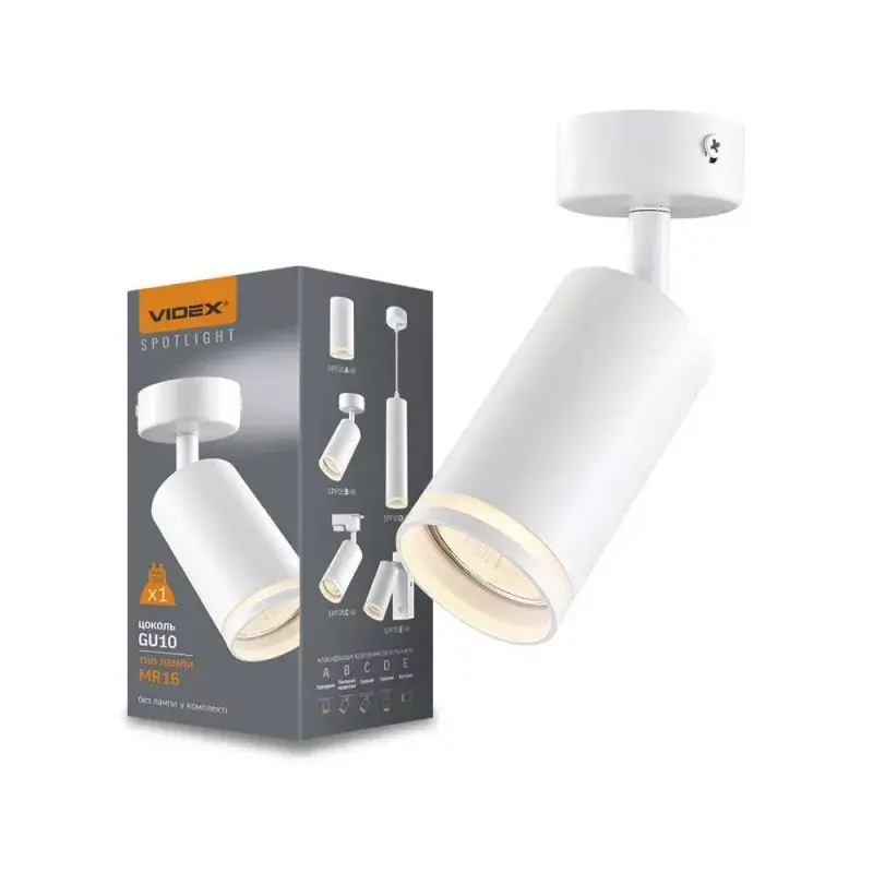 Kedvezmény Wall and ceiling spotlight luminaire VIDEX-GU10-MARTIN-WHITE