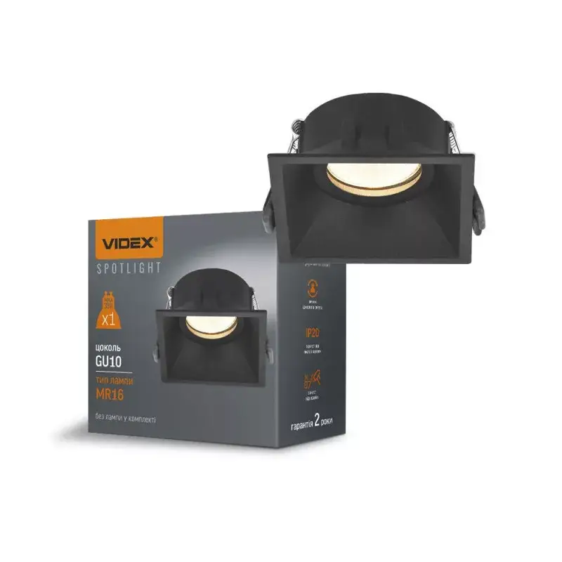 Recessed spotlight luminaire VL-SPF09S-B Rendeld meg most