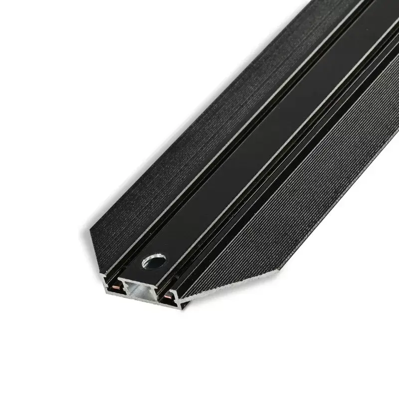 Busbar for magnetic slim track light system VIDEX VL-TRMS-FTR20B 2m Black Szuper akció