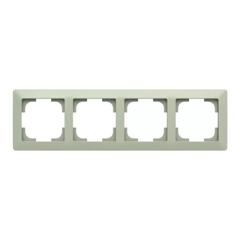 Korlátozott ajánlat ABB 4-es keret, Zoni, olíva / fehér 3901T-A00040 143, 2CHT010040A6143